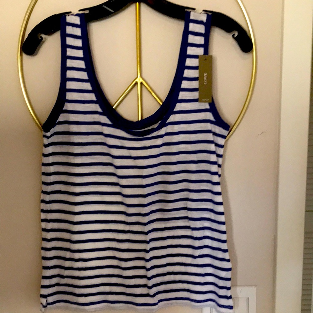 NWT J Crew striped tank top, XS